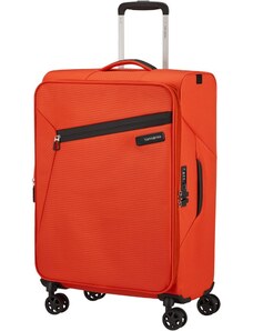 Samsonite Látkový cestovní kufr Litebeam EXP M 67/73 l oranžová
