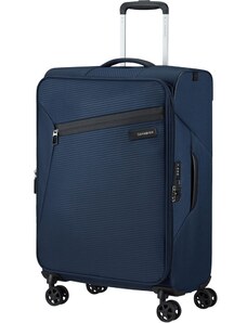 Samsonite Látkový cestovní kufr Litebeam EXP M 67/73 l tmavě modrá
