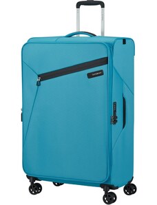 Samsonite Látkový cestovní kufr Litebeam EXP L 103/111 l světle modrá