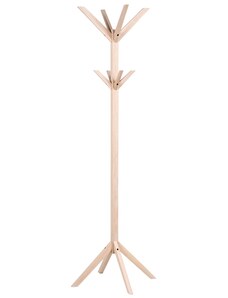 Světlý dubový stojací věšák ROWICO CONFETTI 178 cm