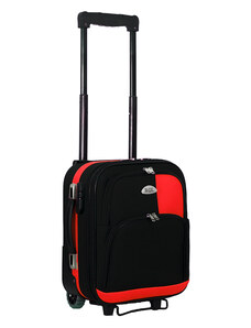 Cestovní kufr RGL 652M - černý/červený MINI