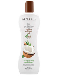 BioSilk Organic Coconut Oil Moisturizing Conditioner 355ml