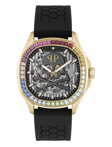 Philipp Plein | $keleton $pectre hodinky | Černá;zlatá