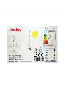 Lindby Lindby - LED Stojací lampa BOBI LED/24W/230V LW0092
