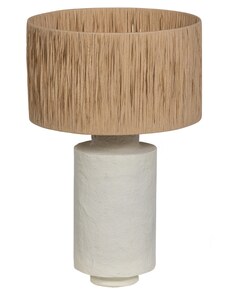 Hoorns Béžová látková stolní lampa Nami