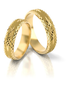 Linger Zlaté snubní prsteny 1019