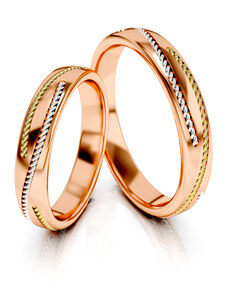Linger Zlaté snubní prsteny 3323