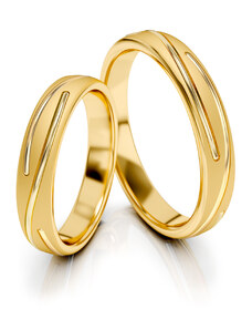Linger Zlaté snubní prsteny 3324