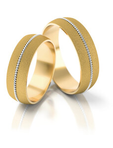 Linger Zlaté snubní prsteny 4064