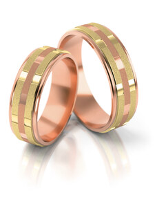 Linger Zlaté snubní prsteny 3090