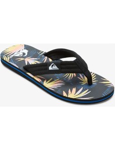 ŽABKY QUIKSILVER MOLOKAI LAYBACK II - černá -