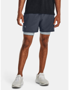 Under Armour Kraťasy LAUNCH ELITE 2in1 5'' SHORT-GRY - Pánské