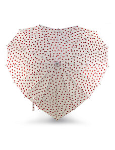 Fulton dámský holový deštník Heart 1 RED HEARTS L909
