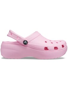 Dámské boty Crocs CLASSIC PLATFORM světle růžová