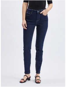 Orsay Tmavě modré dámské slim fit džíny - Dámské