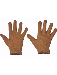 Cerva EGRET rukavice hnědé povrstvené PVC 10
