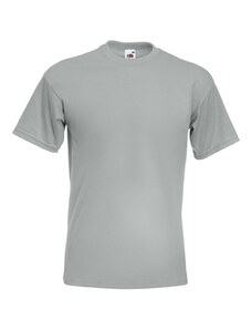 AdocoFruit of the Loom Fruit Of The Loom Super Premium T Light Zinc pánské tričko s krátkým rukávem S