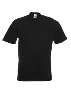Fruit Of The Loom Super Premium T Black pánské tričko s krátkým rukávem S