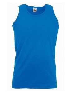 Fruit Of The Loom Valueweight Athletic Vest Royal Blue pánské tílko S