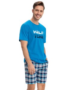 Pánské pyžamo 791 jasně modrá