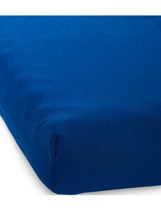 bonprix Premium napínací žerzejové prostěradlo Modrá