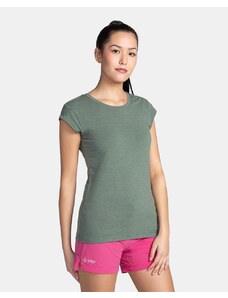 Dámské bavlněné triko Kilpi PROMO-W tmavě zelená