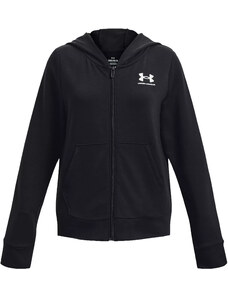Mikina s kapucí Under Armour UA Rival Terry FZ Hoodie-BLK 1377242-001