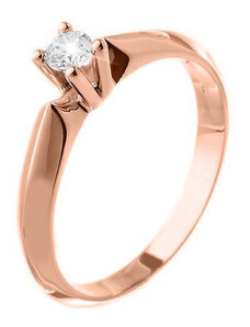 Zlatý prsten s diamantem ZPTO123C-50-1000