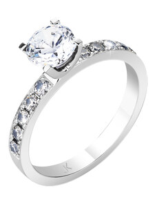 Zlatý prsten s diamantem ZPTO211B-58-1000