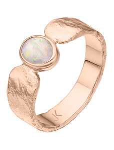 Zlatý prsten s opálem ZPSM028C-60-0005
