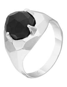 Zlatý prsten s onyxem ZPKU001B-70-0001