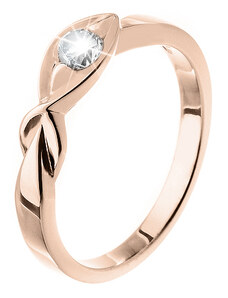 Zlatý prsten s diamantem ZPTO178C-69-1000