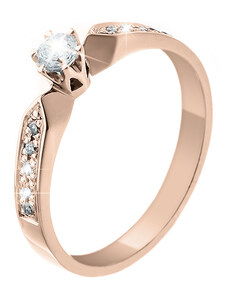 Zlatý prsten s diamanty ZPTO138C-47-1000