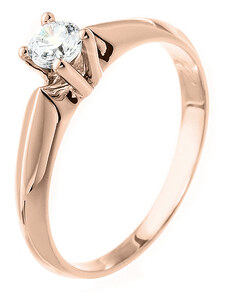 Zlatý prsten s diamantem ZPTO122C-60-1000