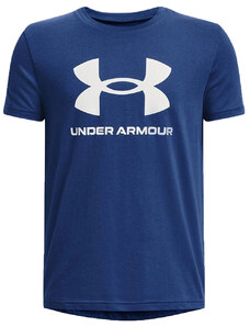 Triko Under Armour UA SPORTSTYLE LOGO SS-BLU 1363282-471