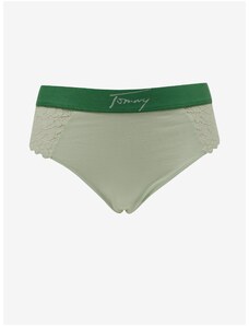 Tommy Hilfiger Světle zelené dámské krajkové kalhotky Tommy Jeans - Dámské