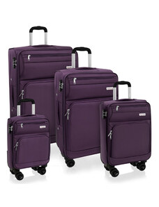 AVANCEA Sada cestovních kufrů AVANCEA GP9196 Dark purple 4W XSML