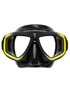 Scubapro potápěčské brýle ZOOM EVO silikon černý - černá/žlutá