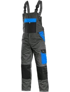 CANIS SAFETY CXS PHOENIX CRONOS pracovní kalhoty s lacem šedo modré