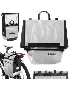 L-BRNO 5062 Cyklistická taška na nosič kola 23L, šedá
