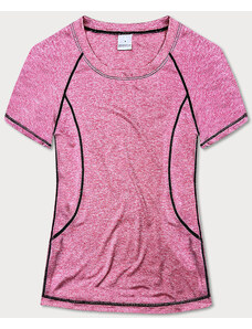 MADE IN ITALY Růžové dámské sportovní tričko T-shirt (A-2158)