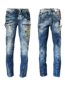 CIPO & BAXX kalhoty pánské CD293 L:34 regular fit jeans džíny