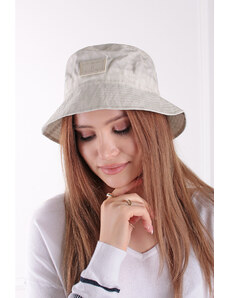 Tommy Hilfiger Béžový klobouk Tonal Logo Bucket Hat
