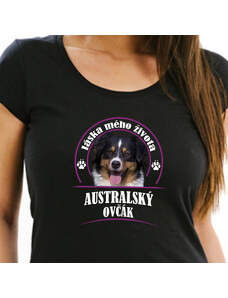 STRIKER Dámské tričko Australský ovčák