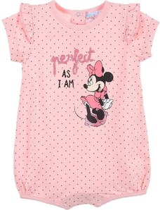 DISNEY MINNIE MOUSE RŮŽOVÉ DÍVČÍ BODY S PUNTÍKY Meruňková