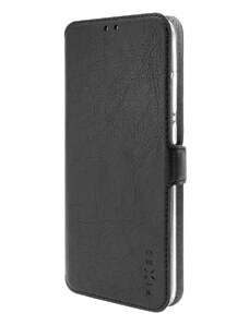 Tenké pouzdro typu kniha FIXED Topic pro Motorola MOTO G04/G24, černé