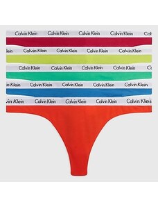 Dámská tanga Calvin Klein 5pack QD3585E - mix barev