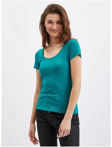 Orsay Zelené dámské basic tričko - Dámské
