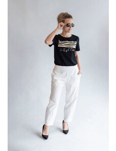 Wendy Trendy (Itálie) Kalhoty 7/8 délky 791326 Wendy Trendy barva: bílá