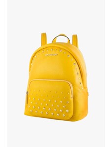 Michael Kors ERIN MD backpack pebbled leather žlutý dámský batoh